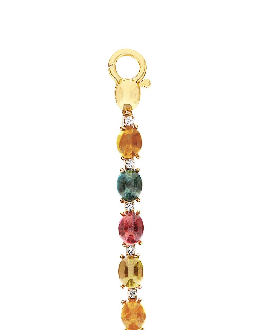 Nanis Bracciale tennis "DANCING TOURMALINES" in oro, diamanti e tormaline co – Nanis Italian Jewels Saldi Di Fabbrica