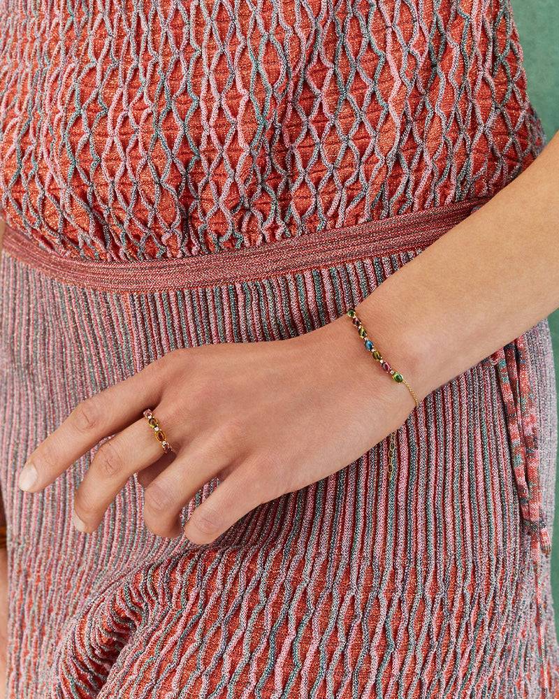 Nanis Bracciale "DANCING TOURMALINES" in oro, diamanti e tormaline colorate – Nanis Italian Jewels I Più Venduti