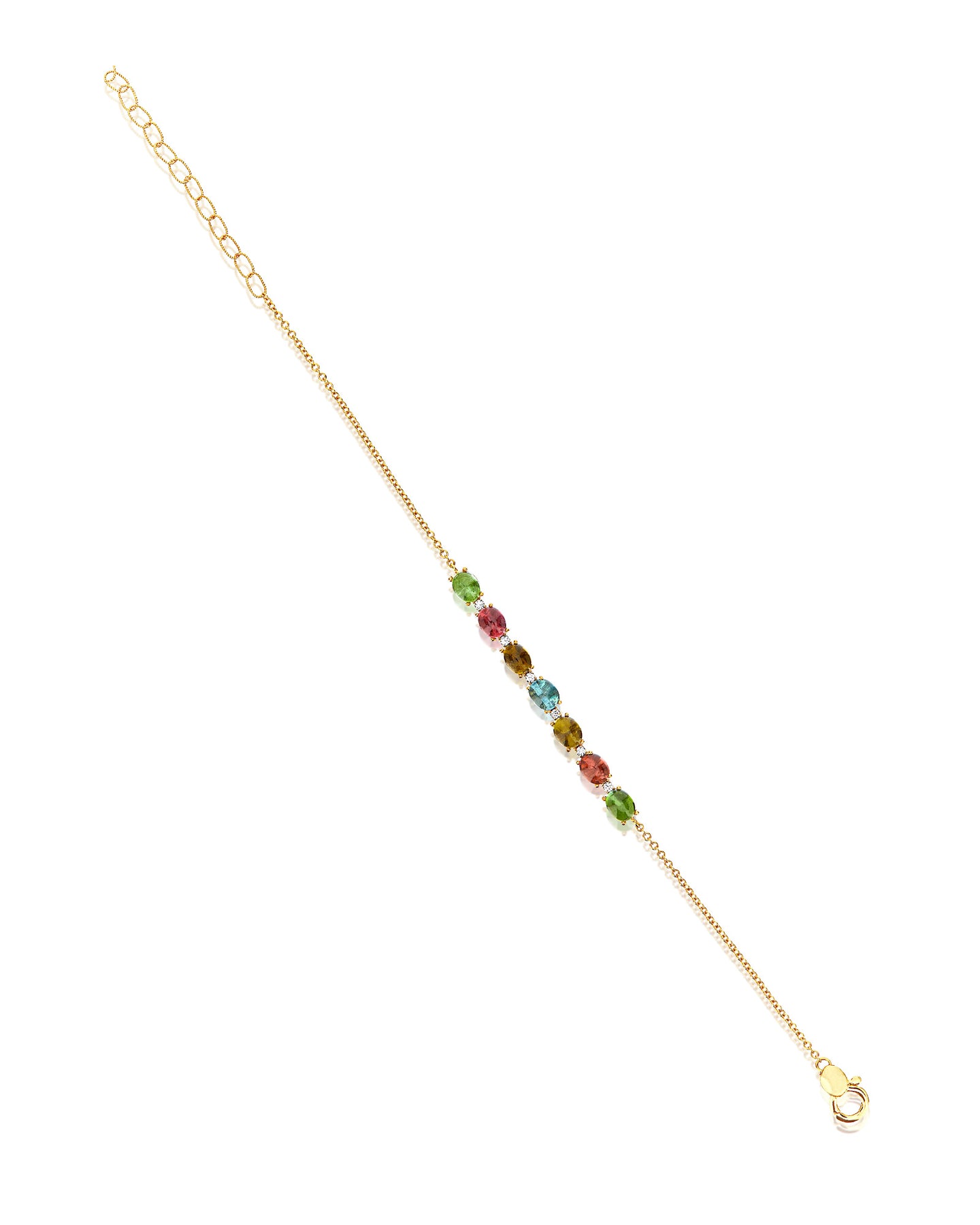 Nanis Bracciale "DANCING TOURMALINES" in oro, diamanti e tormaline colorate – Nanis Italian Jewels I Più Venduti