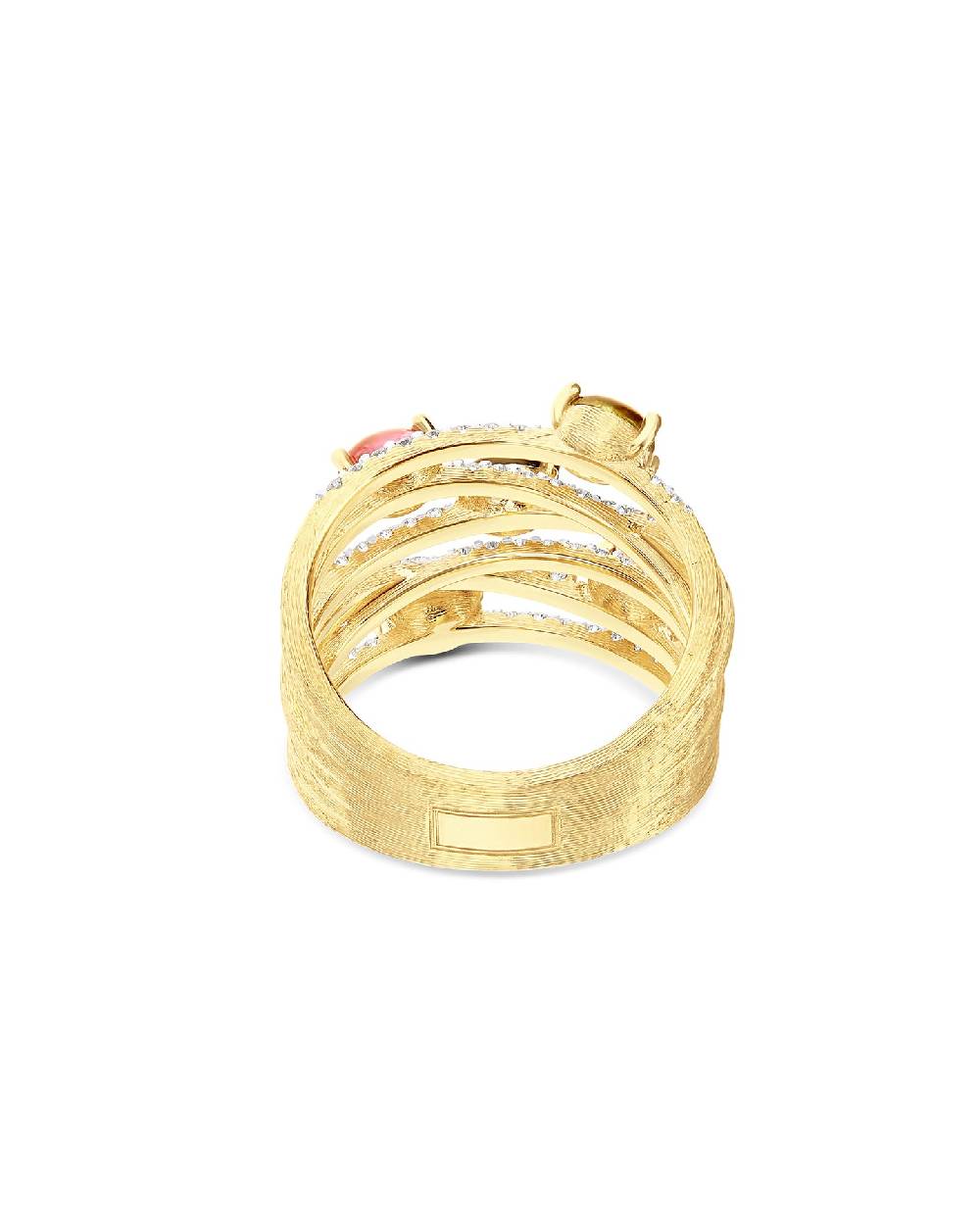 Nanis Anello "DANCING TOURMALINES" in oro e tormaline colorate – Nanis Italian Jewels Negozio