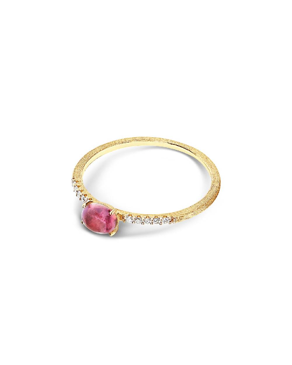 Nanis Anello "DANCING TOURMALINES" in oro, diamanti e tormalina rosa (piccol – Nanis Italian Jewels Italy