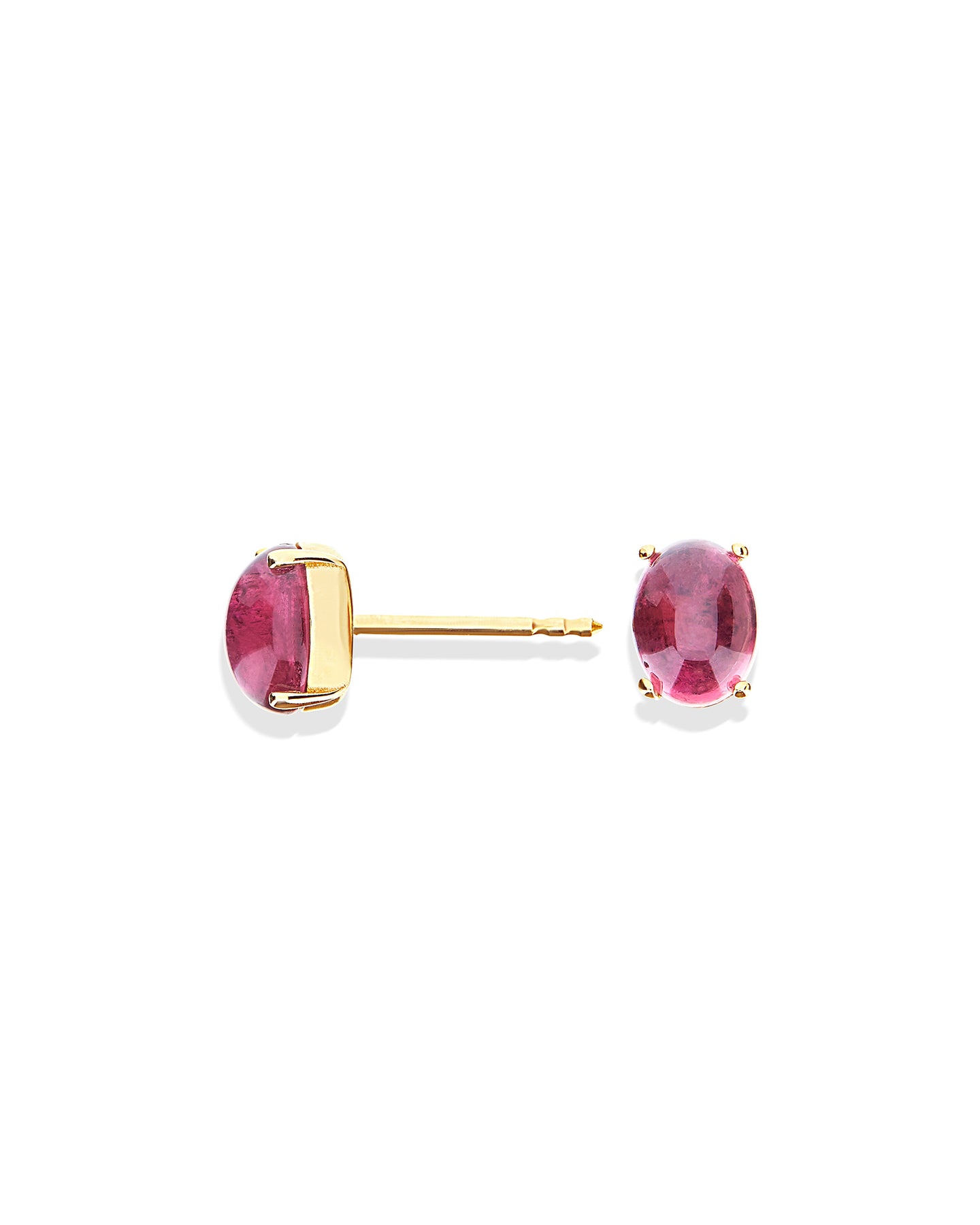 Nanis Orecchini a lobo "DANCING TOURMALINES" in oro e tormalina rosa (piccol – Nanis Italian Jewels Soddisfazione Garantita