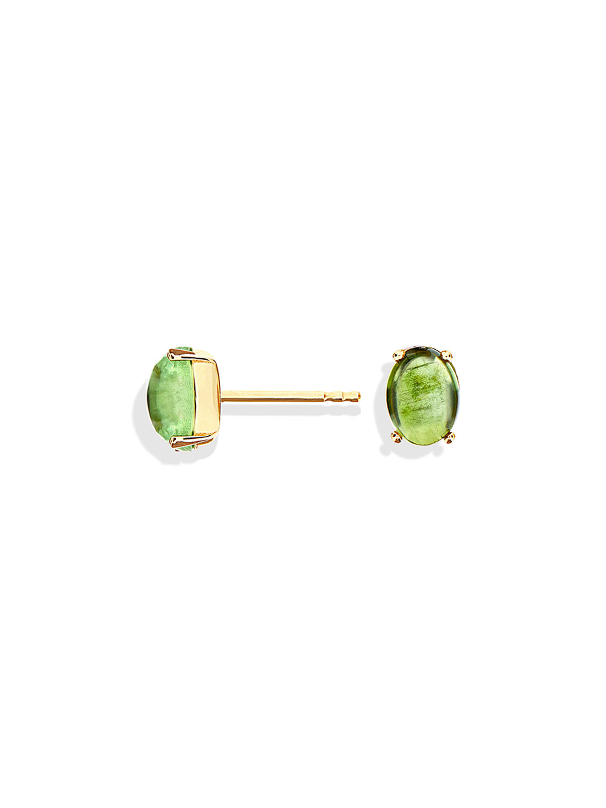 Nanis Orecchini a lobo "DANCING TOURMALINES" in oro e tormalina verde (picco – Nanis Italian Jewels Negozi Online