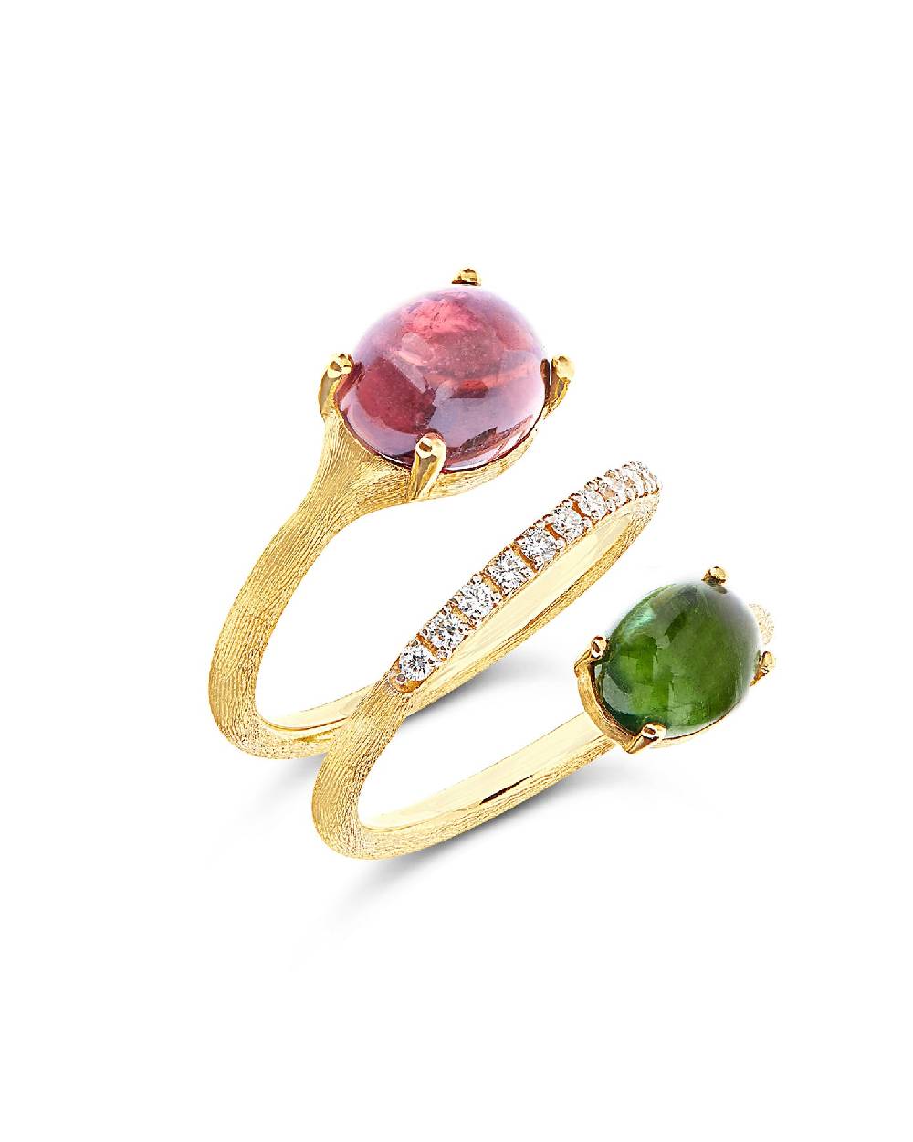 Nanis Anello contrariè "DANCING TOURMALINES" in oro, diamanti, tormaline ros – Nanis Italian Jewels Acquista Ora