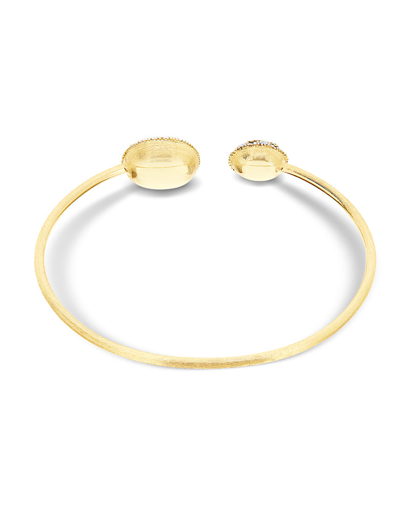 Nanis Bracciale a schiava "DANCING REVERSE" in oro, zaffiri rosa, rubini, op – Nanis Italian Jewels Presa