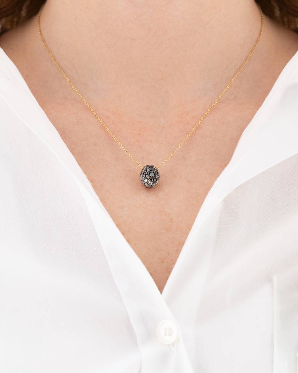 Nanis Collana "DANCING REVERSE" double face con ciondolo in oro, rubini, dia – Nanis Italian Jewels Offerta