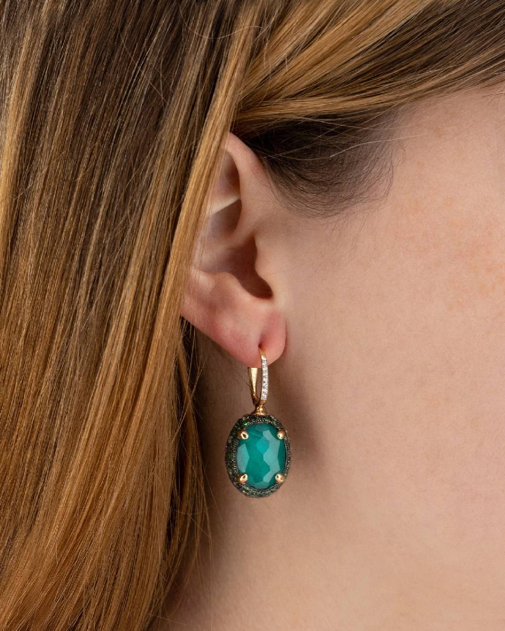 Nanis Orecchini CILIEGINE "DANCING REVERSE" double face in oro, diamanti, ts – Nanis Italian Jewels I Più Venduti
