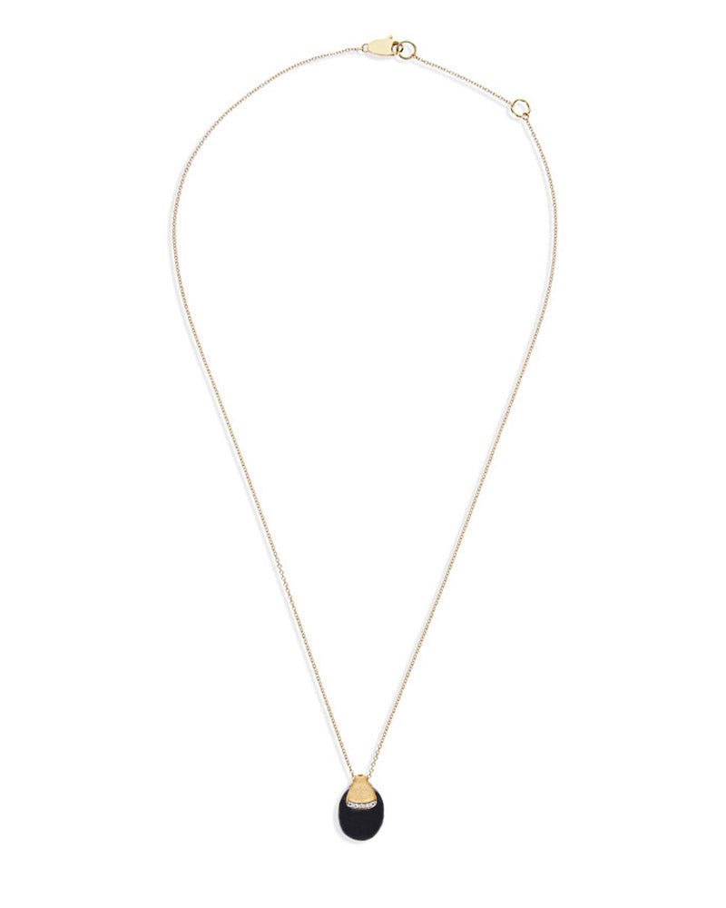 Nanis Collana "DANCING MYSTERY BLACK" pendente in oro con boule in onice ner – Nanis Italian Jewels Nuovo