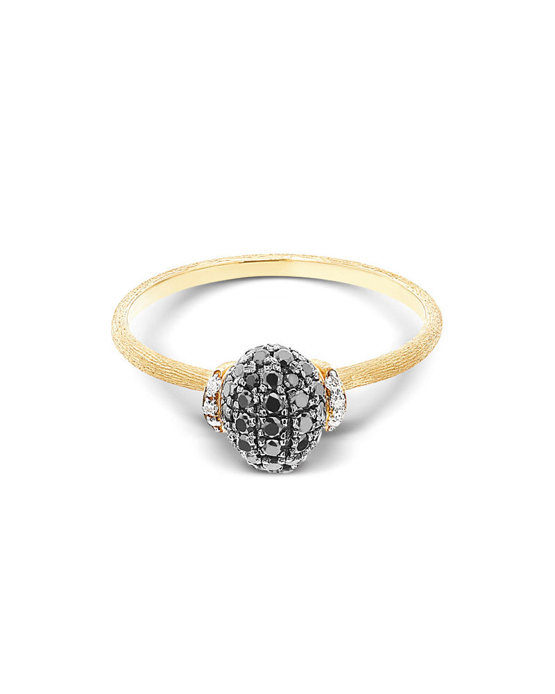 Nanis Anello "DANCING MYSTERY BLACK" in oro e diamanti neri – Nanis Italian Jewels Negozi Online