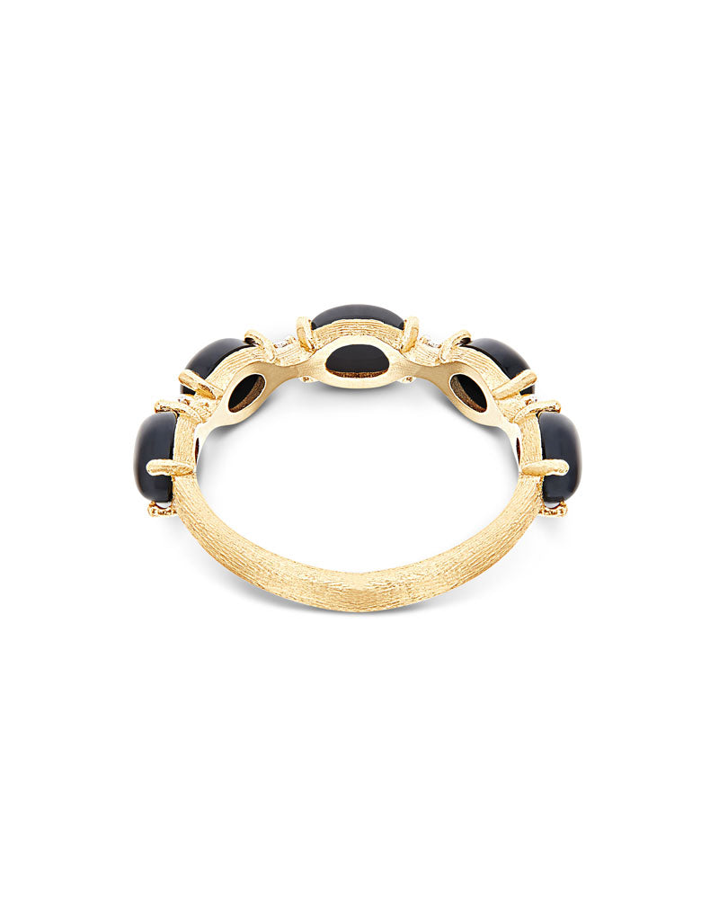 Nanis Anello "DANCING MYSTERY BLACK" in oro, accenti di diamante e boules in – Nanis Italian Jewels Sconto