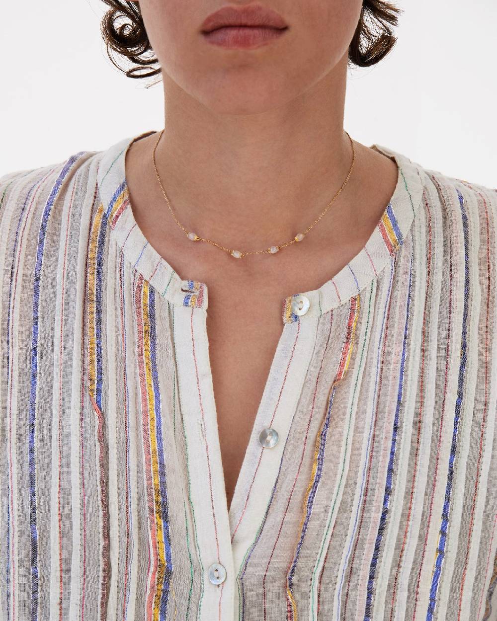 Nanis Collana "WHITE DESERT" in oro e pietra di luna – Nanis Italian Jewels Hotsell