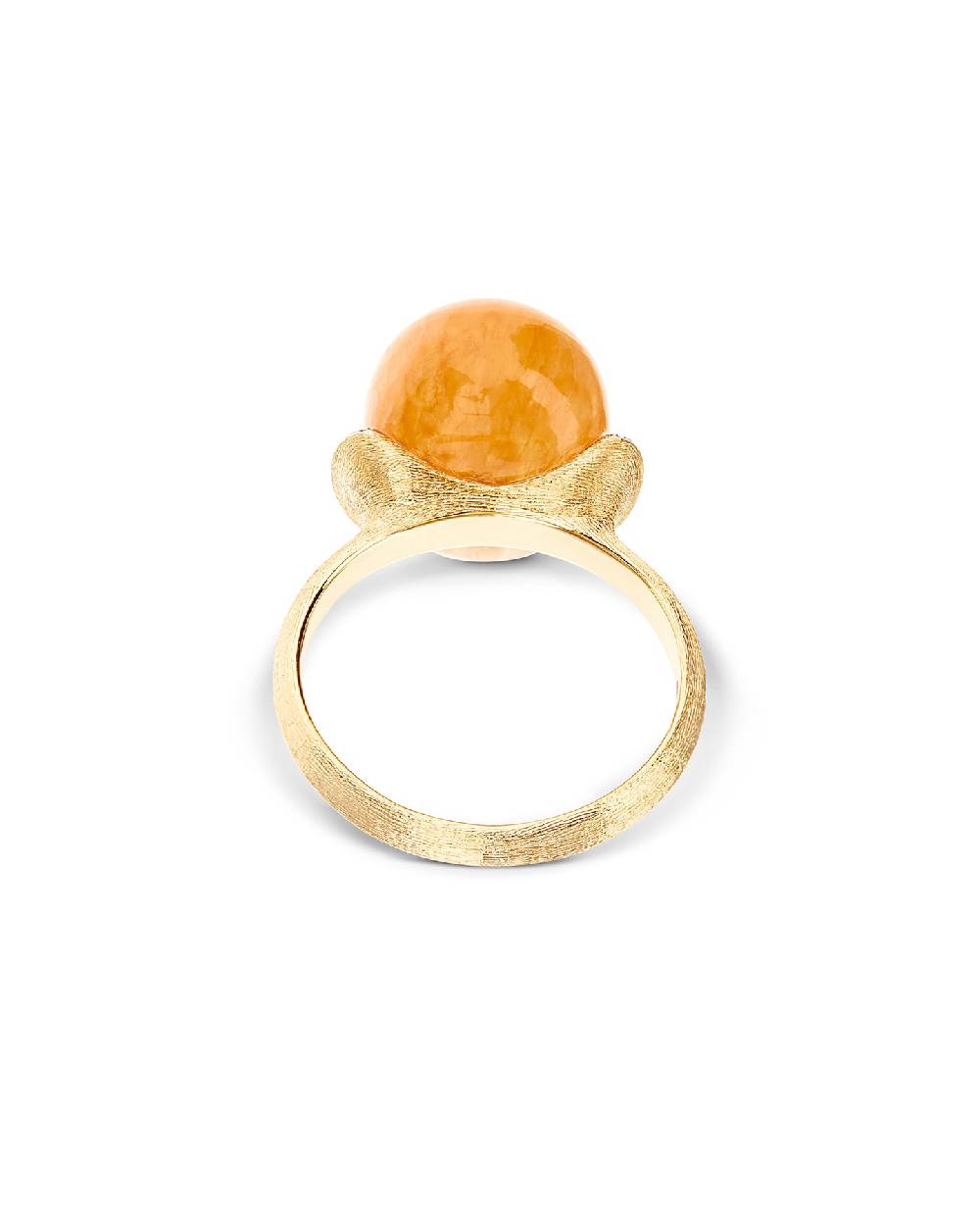 Nanis Anello "PETRA" in oro, diamanti e avventurina arancione (grande) – Nanis Italian Jewels Qualità
