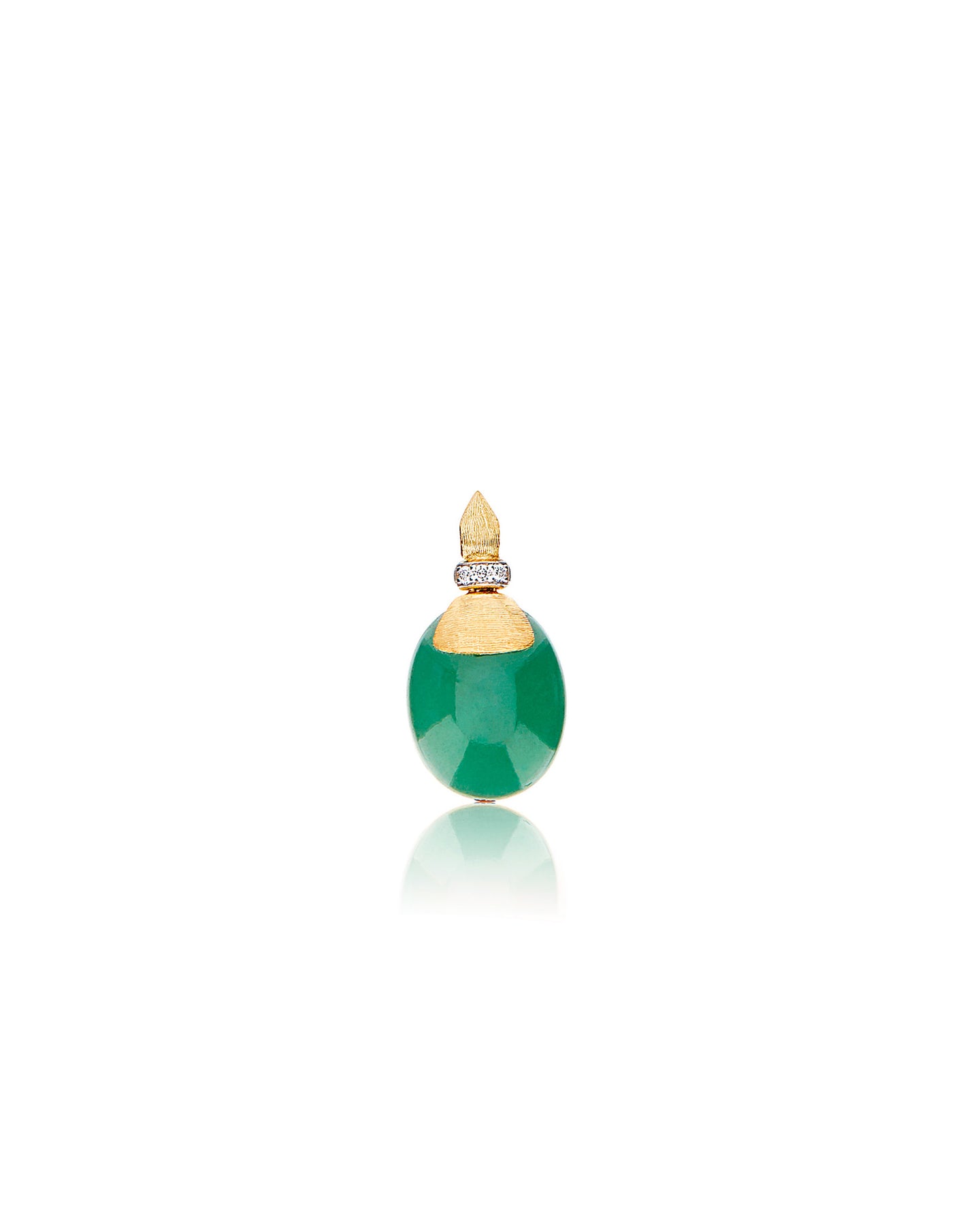 Nanis Pendente "AMAZZONIA" in oro, diamanti e avventurina verde (medio) – Nanis Italian Jewels Spedizione Gratuita