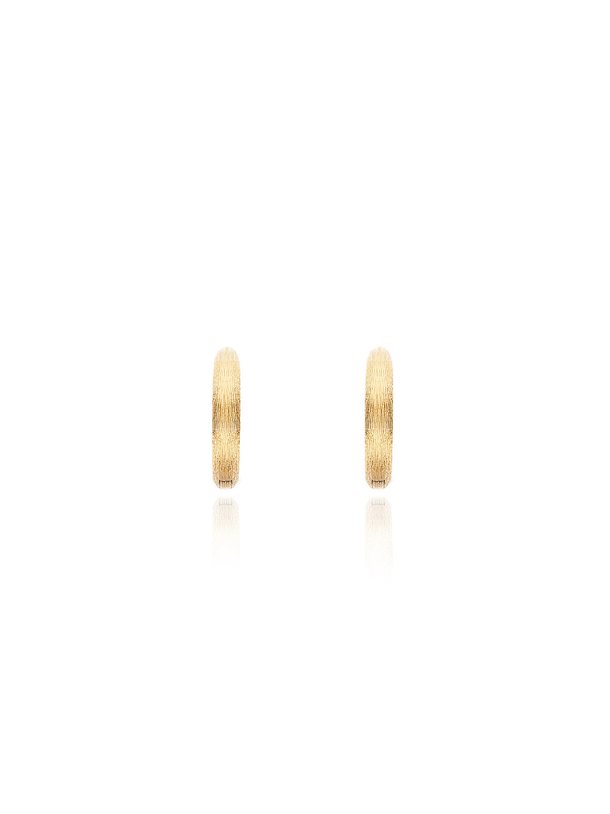 Nanis Orecchini a cerchio piccoli "LIBERA"in oro – Nanis Italian Jewels Novità