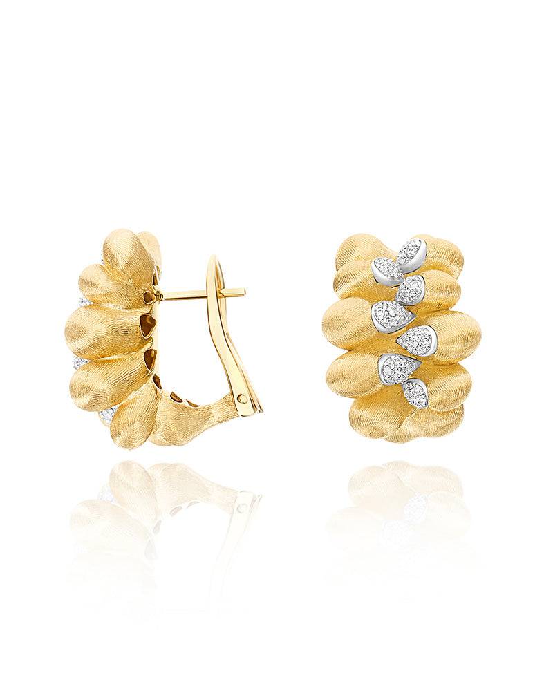 Nanis Orecchini iconici "TRASFORMISTA" in oro e diamanti – Nanis Italian Jewels Offerte
