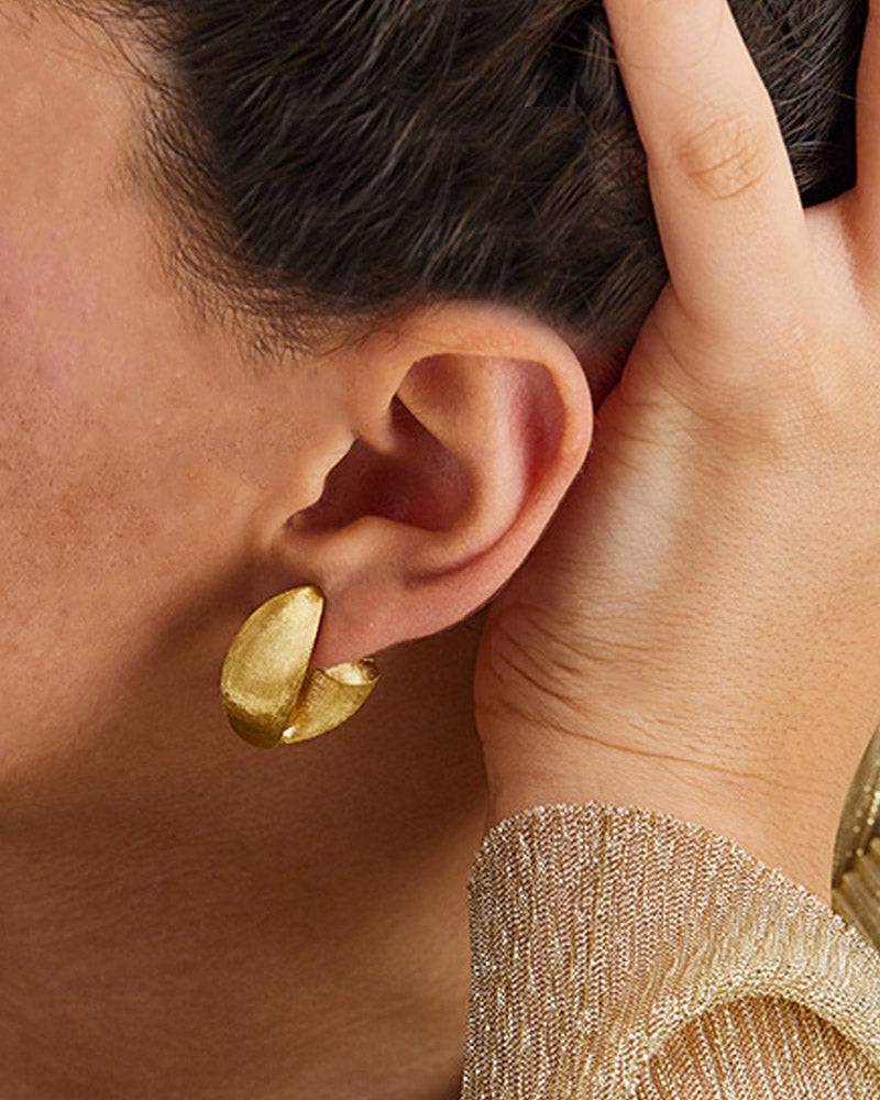Nanis Orecchini a cerchio "TRASFORMISTA" vintage in oro – Nanis Italian Jewels Vendita Economica