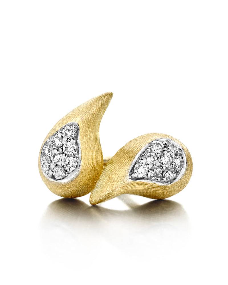 Nanis Orecchini "CASHMERE" 3 in 1 in oro e diamanti – Nanis Italian Jewels Vendite Flash