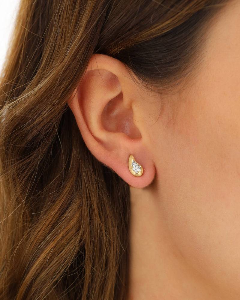 Nanis Orecchini "CASHMERE" 3 in 1 in oro e diamanti – Nanis Italian Jewels Vendite Flash