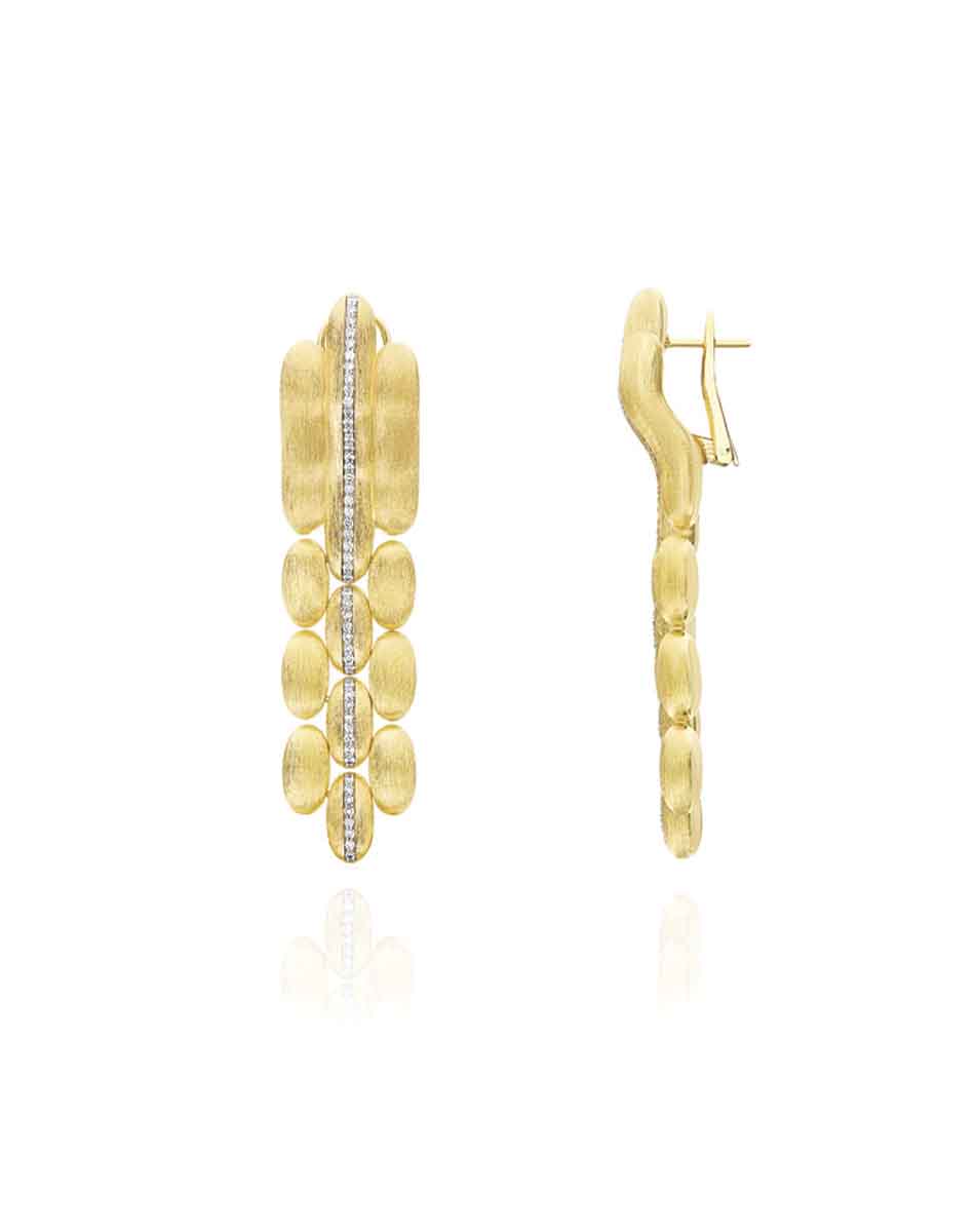 Nanis Orecchini "Diva" pendenti in oro e diamanti – Nanis Italian Jewels In Linea