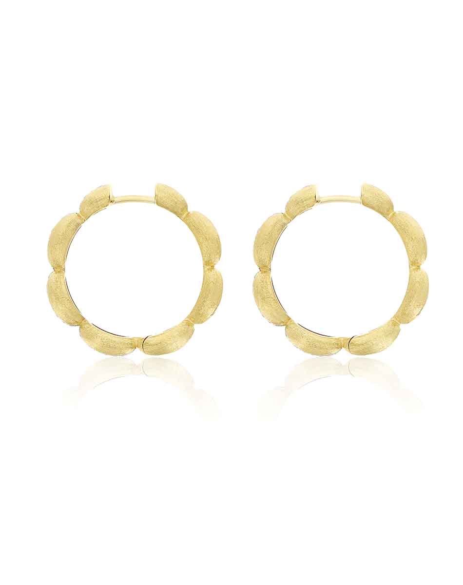 Nanis Orecchini a cerchio grandi "Diva" in oro e diamanti – Nanis Italian Jewels Spedizione Gratuita
