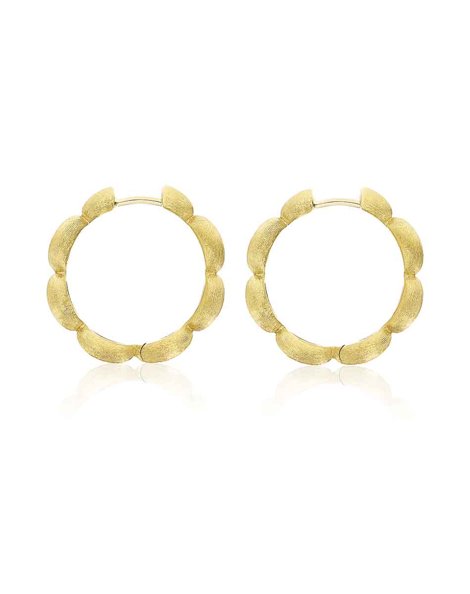 Nanis Orecchini a cerchio grandi "Diva" in oro – Nanis Italian Jewels Qualità Garantita