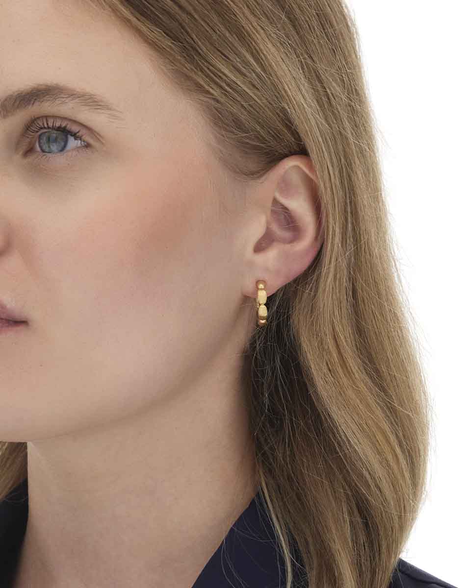 Nanis Orecchini a cerchio medi "Diva" in oro – Nanis Italian Jewels Negozi Online