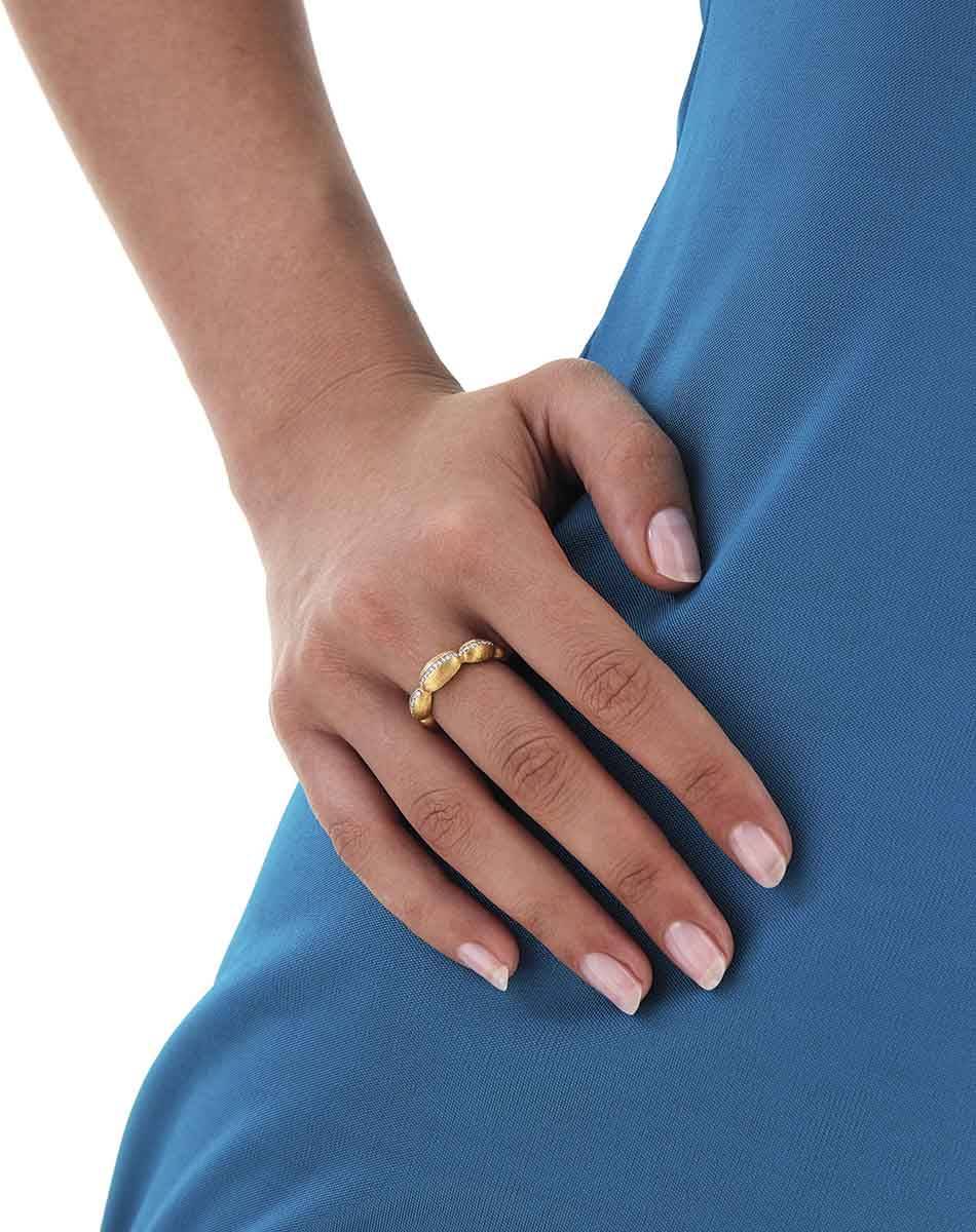 Nanis Anello "Diva" con boules in oro e diamanti – Nanis Italian Jewels Consegna Veloce
