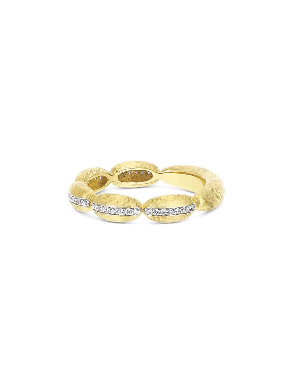 Nanis Anello “Diva” con boules in oro e diamanti – Nanis Italian Jewels Promozione Limitata