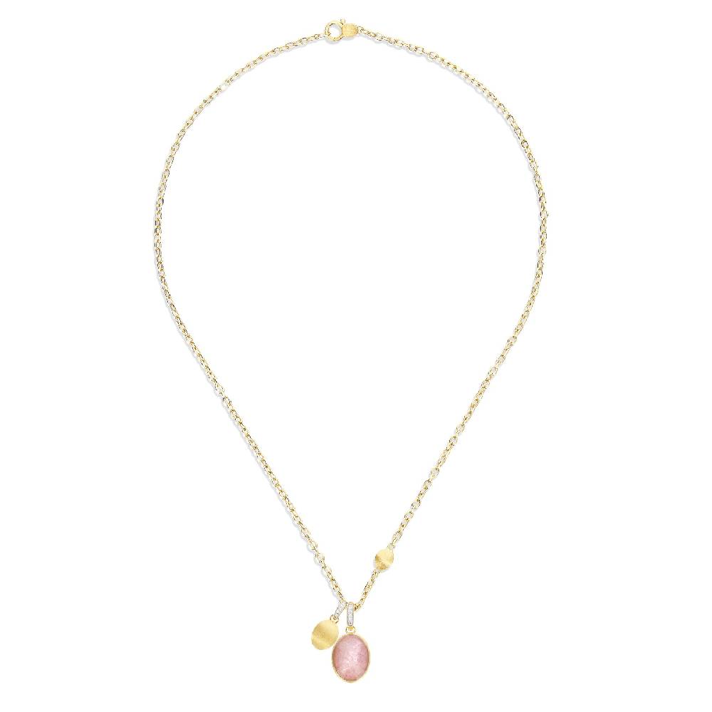 Nanis Collana a catena con charms pendenti "boules" in oro inciso, diamanti – Nanis Italian Jewels Affare Del Giorno