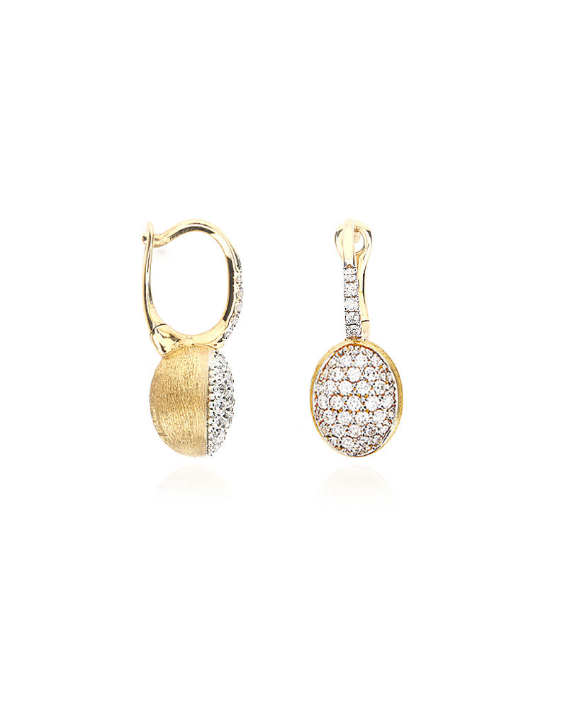 Nanis ORECCHINI "BABY CILIEGINE" CON BOULES PENDENTI IN ORO E DIAMANTI – Nanis Italian Jewels Duty-free