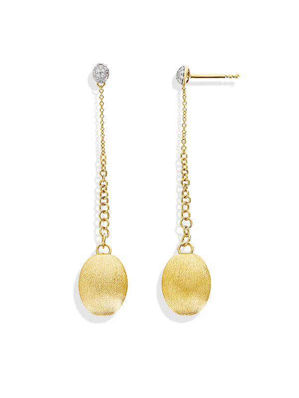 Nanis Orecchini "CANDLE" in oro e diamanti – Nanis Italian Jewels Nuovo