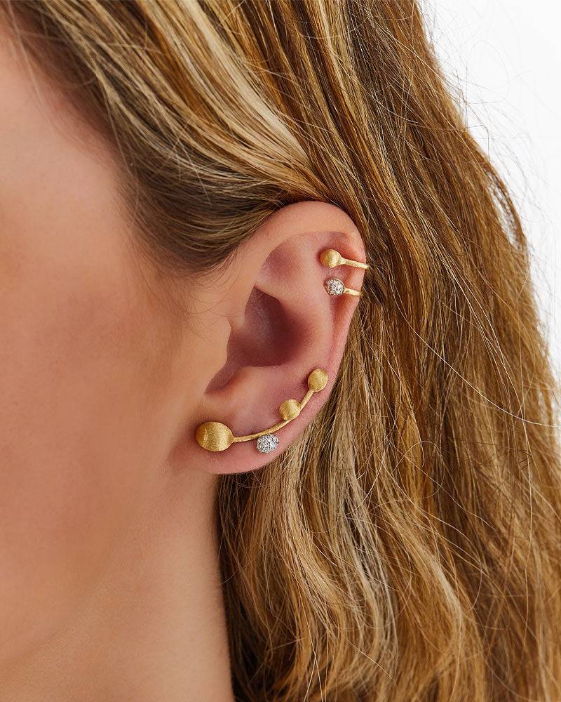 Nanis Ear cuff "TRILLY" in oro e diamanti – Nanis Italian Jewels Enormi risparmi