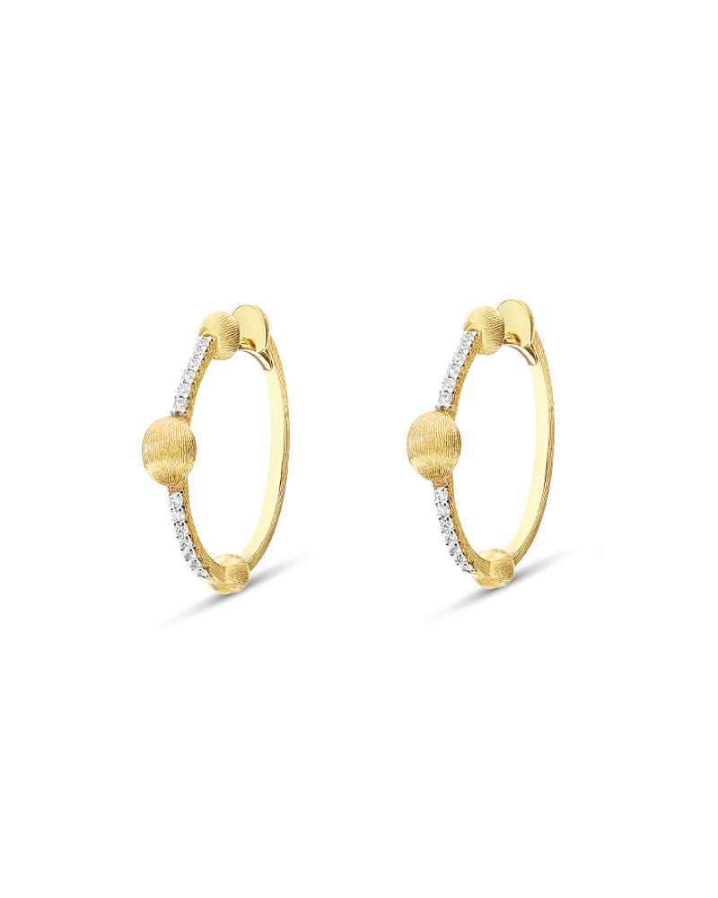 Nanis Orecchini a cerchio "DANCING ÉLITE" in oro e diamanti – Nanis Italian Jewels Prezzo basso