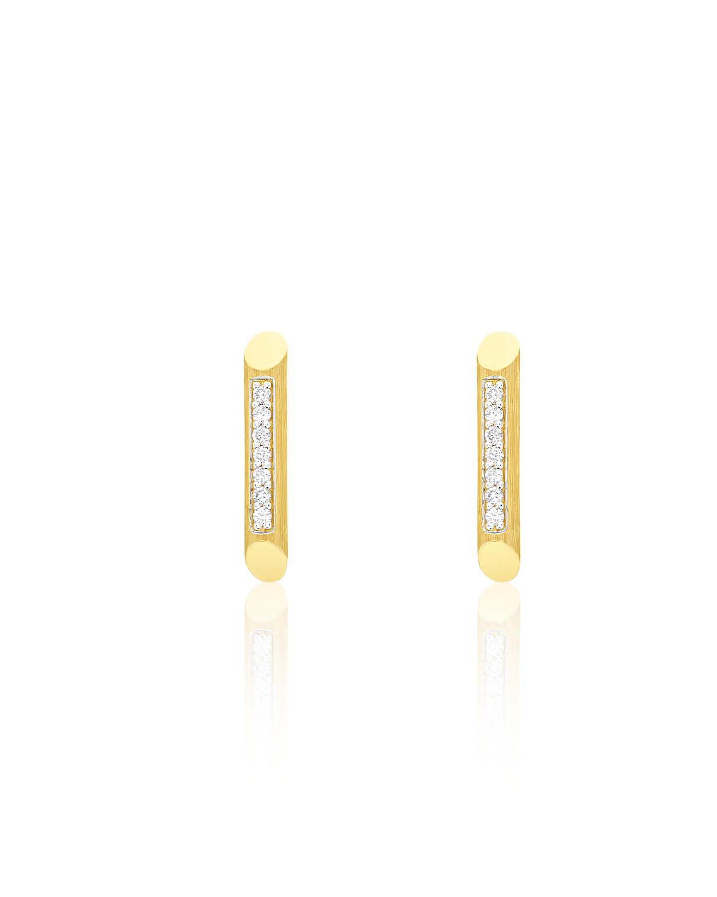 Nanis Orecchini a lobo "LIBERA" in oro eleganti – Nanis Italian Jewels