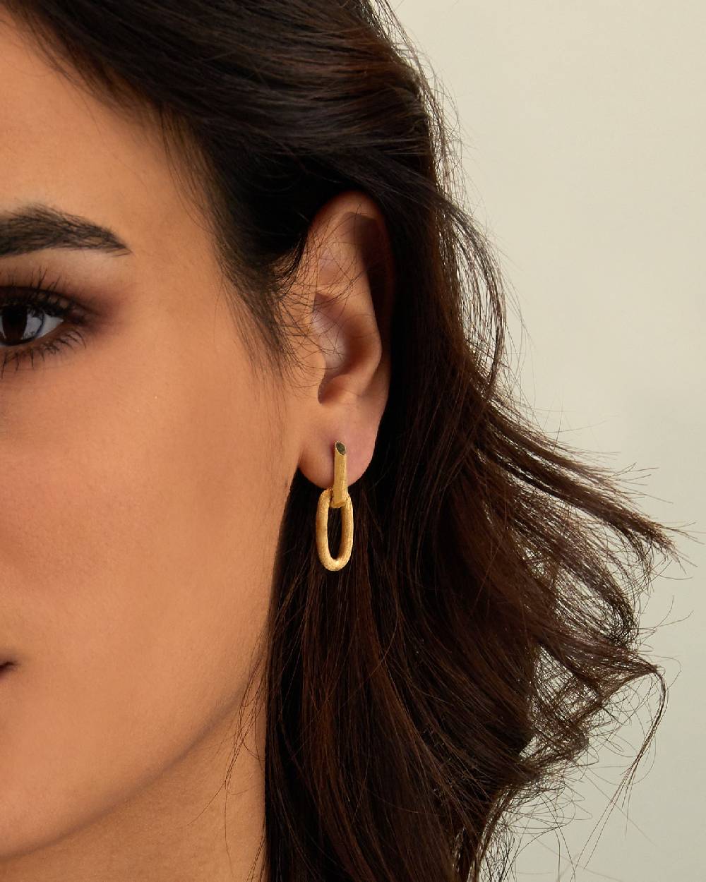 Nanis Orecchini "LIBERA" ovali eleganti in oro – Nanis Italian Jewels Fino al 60% di sconto