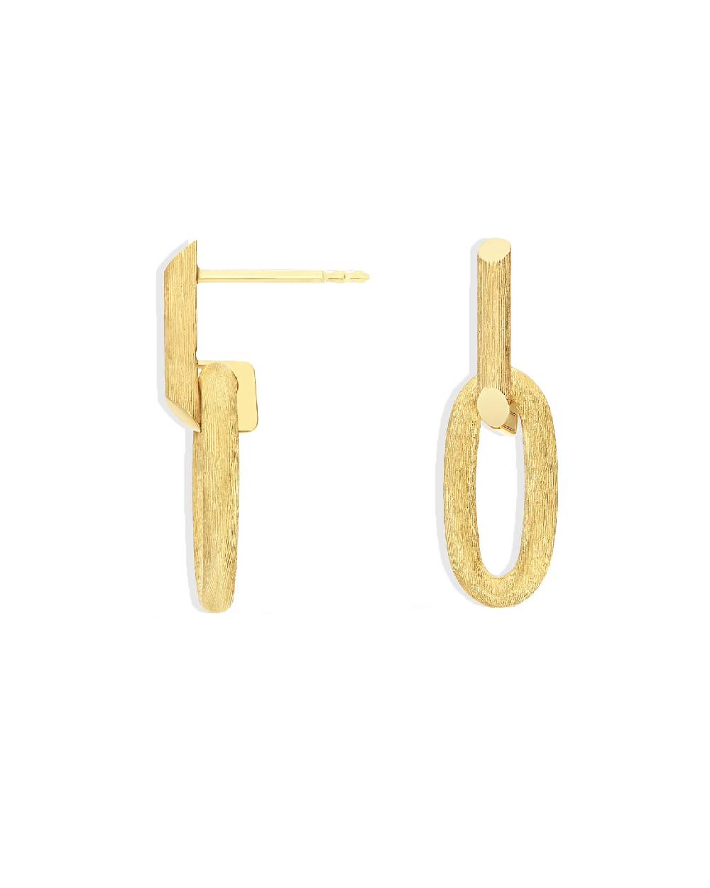 Nanis Orecchini "LIBERA" ovali eleganti in oro – Nanis Italian Jewels Fino al 60% di sconto