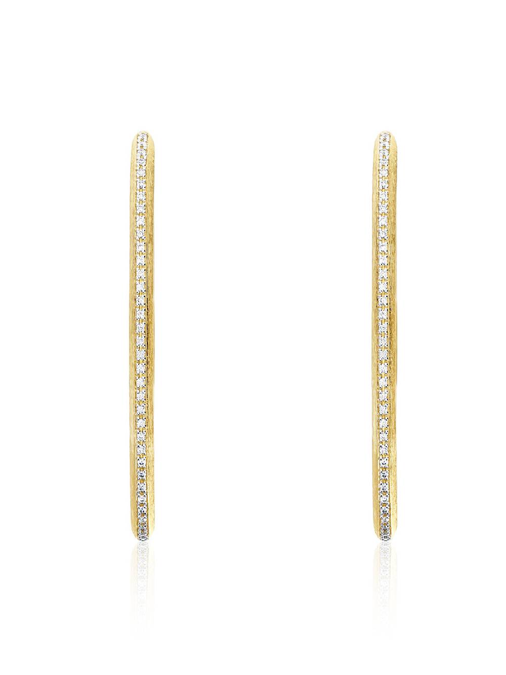 Nanis Orecchini a cerchio "LIBERA ICON" in oro e diamanti (grandi) – Nanis Italian Jewels Fino al 65% di sconto