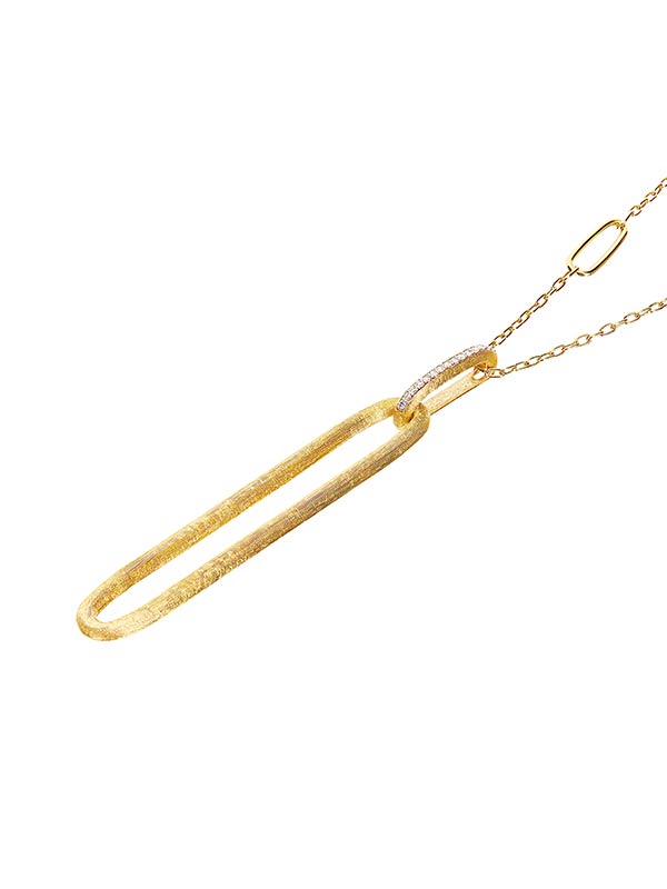 Nanis Collana "LIBERA" con pendente in oro e diamanti (lunga) – Nanis Italian Jewels Offerta per la Festa della Mamma