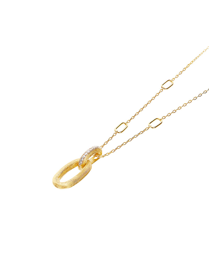 Nanis Collana "LIBERA" con pendente in oro e diamanti (corta) – Nanis Italian Jewels Offerta Giorno del Papà