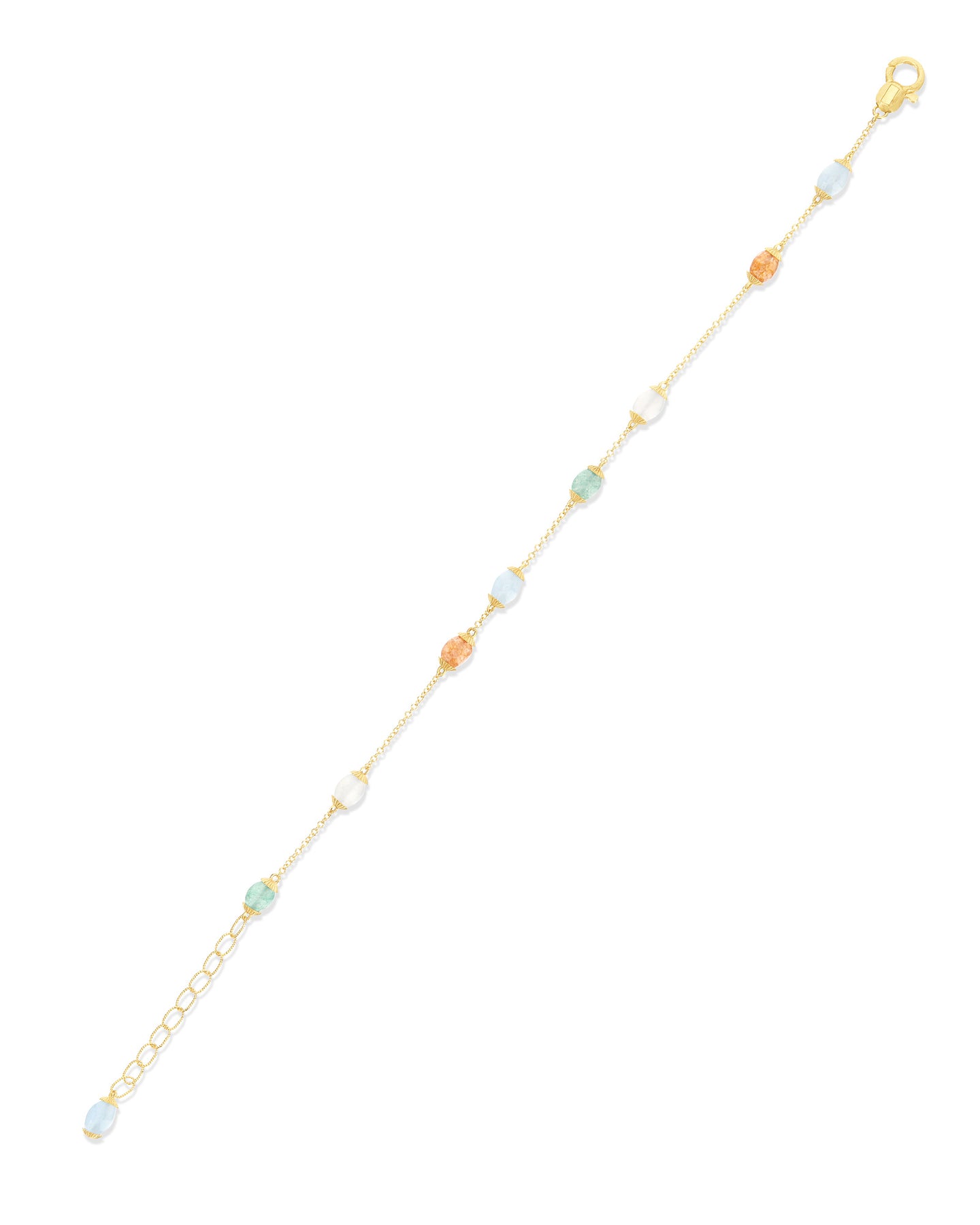 Nanis Bracciale "RAINBOW" in oro e pietre naturali – Nanis Italian Jewels Rilascio limitato
