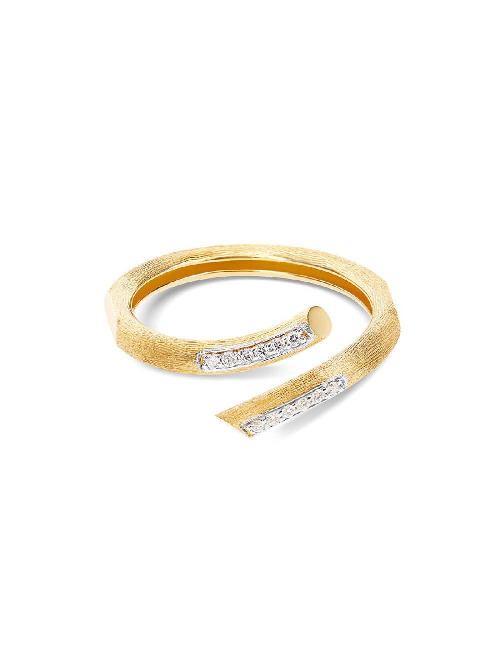 Nanis Anello contrariè "LIBERA" in oro e diamanti – Nanis Italian Jewels Presa