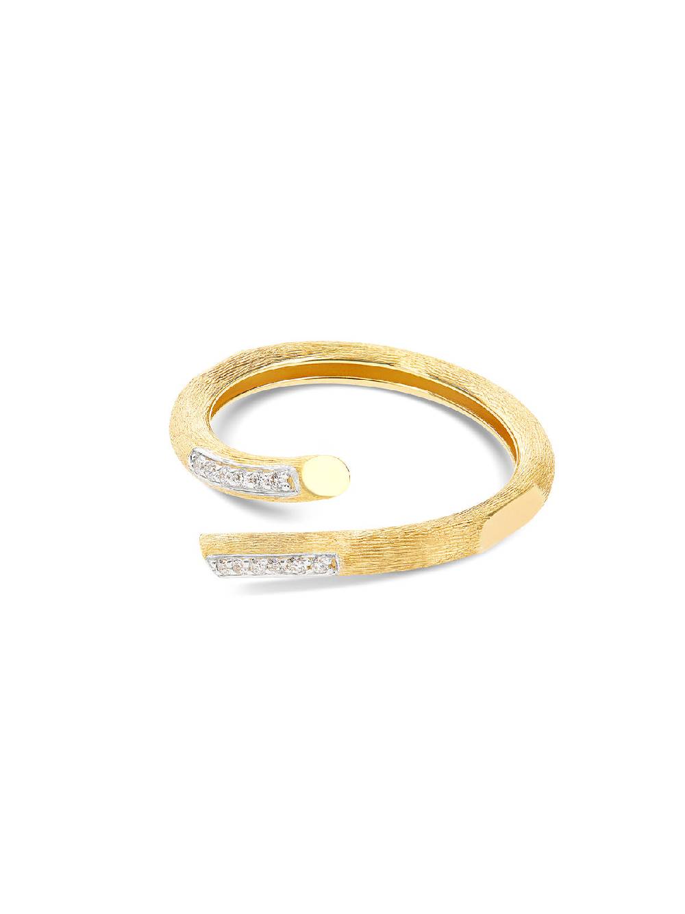 Nanis Anello contrariè "LIBERA" in oro e diamanti – Nanis Italian Jewels Presa