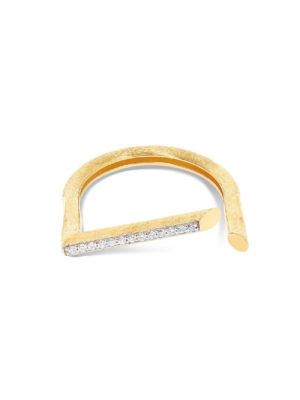 Nanis Anello "LIBERA" essenziale aperto in oro e diamanti – Nanis Italian Jewels Sconto