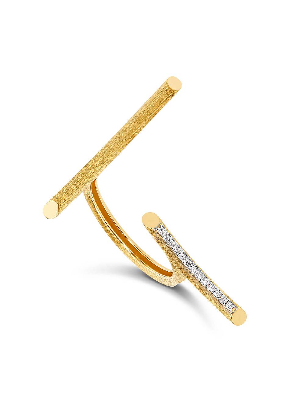 Nanis Anello "LIBERA" double face versatile in oro e diamanti – Nanis Italian Jewels Offerta