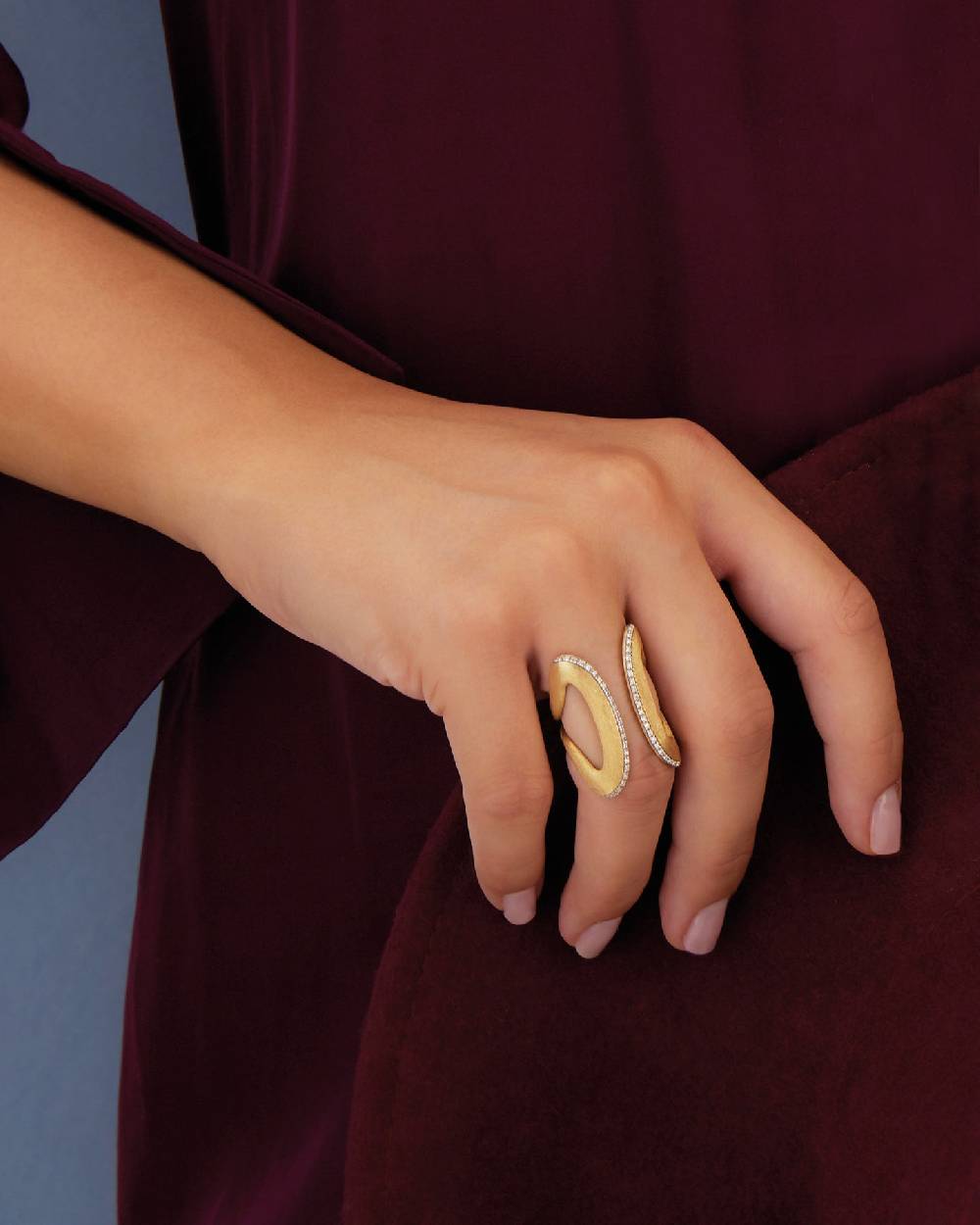 Nanis Anello statement "LIBERA ICON" in oro e diamanti – Nanis Italian Jewels Online