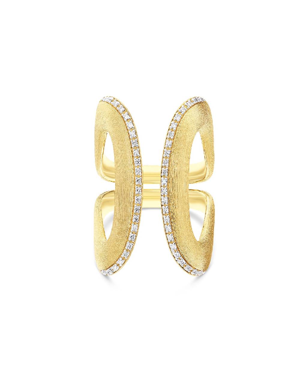 Nanis Anello statement "LIBERA ICON" in oro e diamanti – Nanis Italian Jewels Online