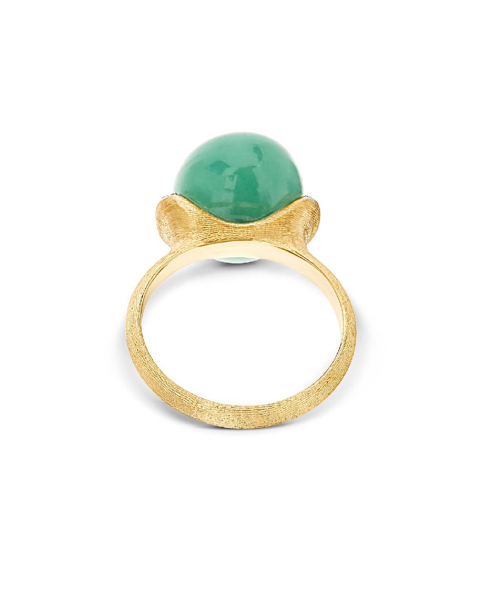 Nanis Anello "AMAZZONIA" in oro, diamanti e avventurina verde (grande) – Nanis Italian Jewels Negozio online di fabbrica