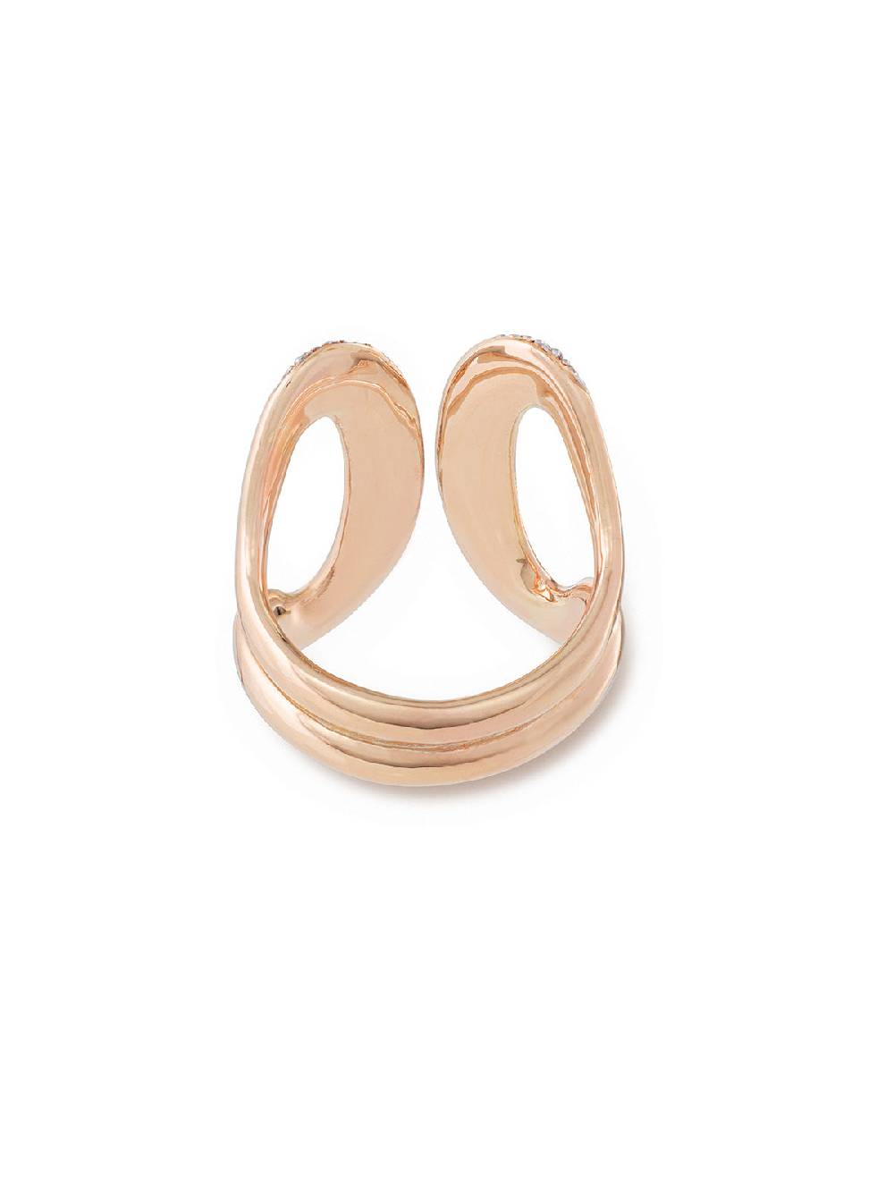 Nanis Anello statement "LIBERA ICON" in oro rosa e diamanti – Nanis Italian Jewels Comprane uno, ottenene uno gratis