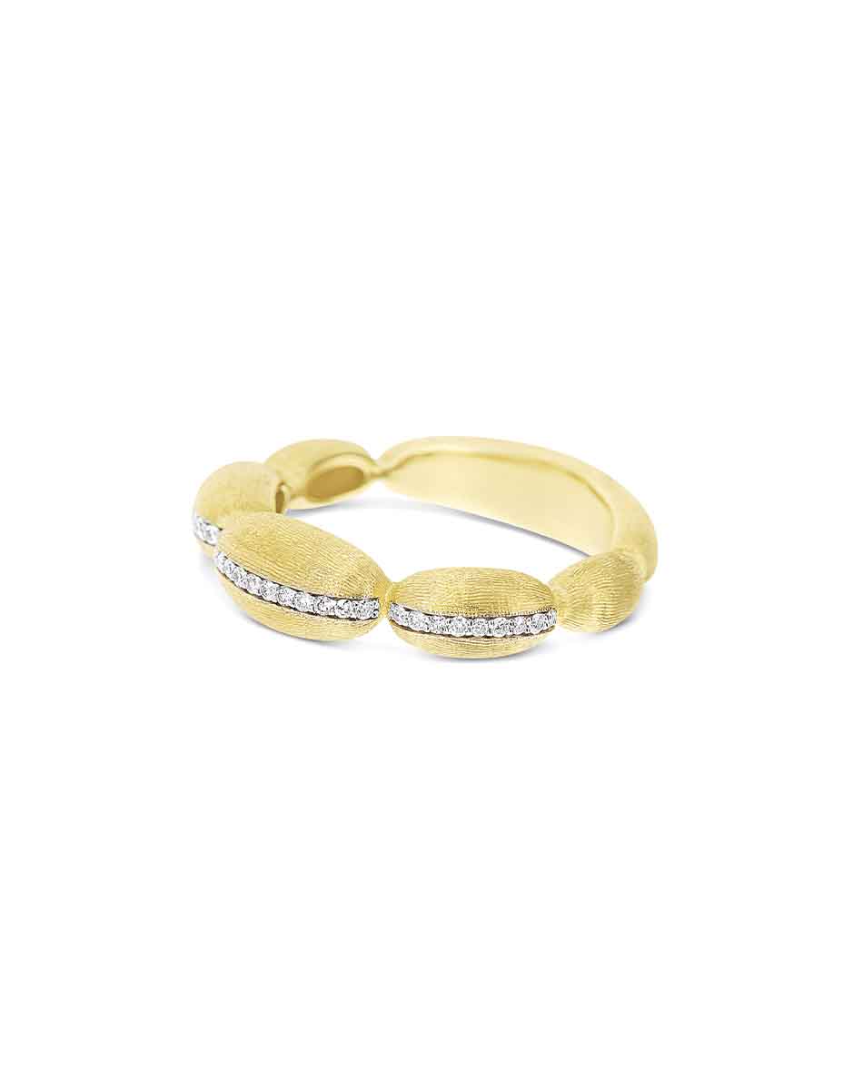 Nanis Anello "Diva" con boules in oro e diamanti – Nanis Italian Jewels Enormi risparmi