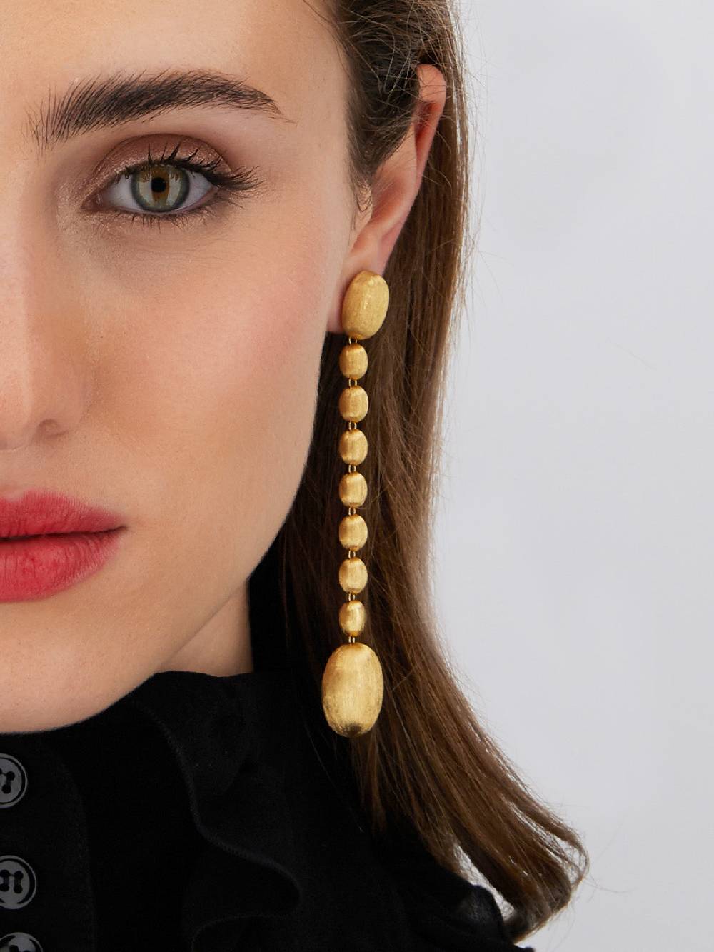 Nanis Orecchini "NUVOLE" con boules degradè grandi in oro incise a mano – Nanis Italian Jewels Ultimi due giorni